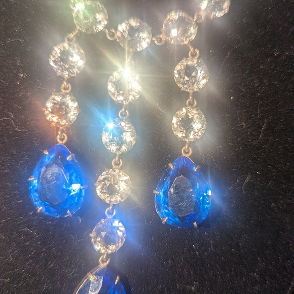 Czech Jewelry - Stunning Vintage Art Deco Czech Bohemian Crystal Necklace